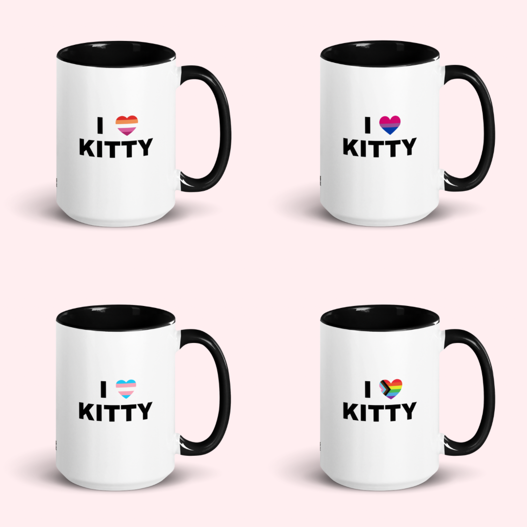 I Heart Kitty Mug