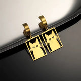 Cats in Boxes Earrings