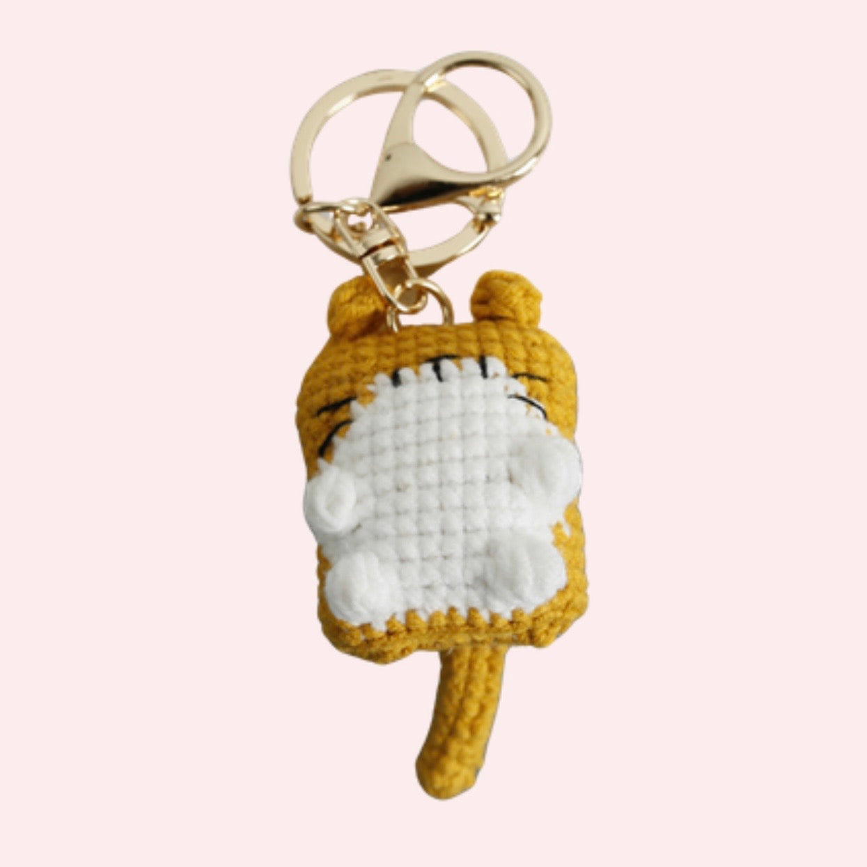 Crochet Kitten Keychain