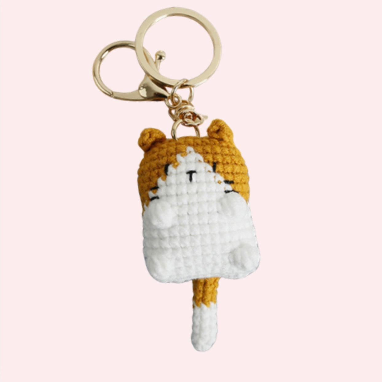 Crochet Kitten Keychain
