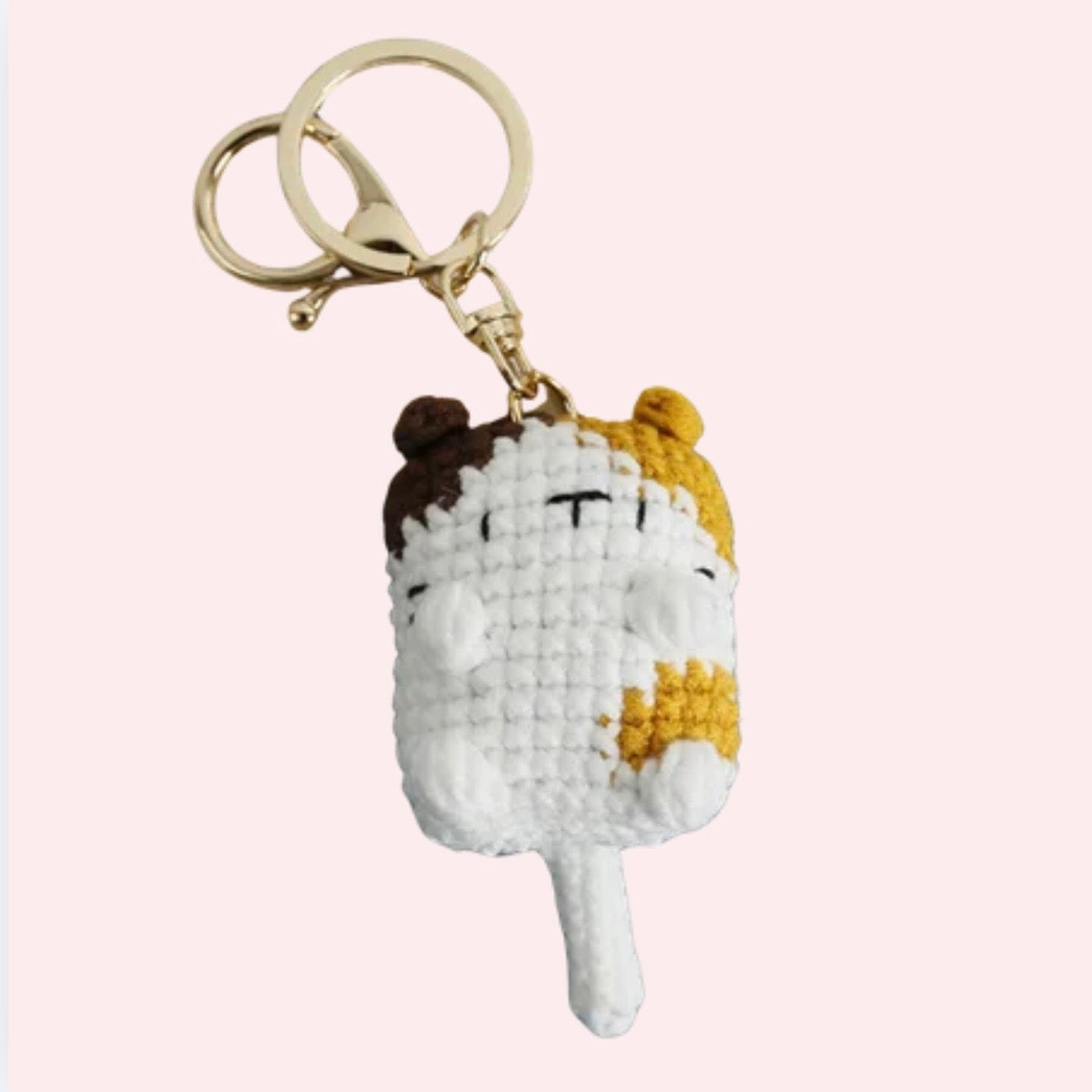 Crochet Kitten Keychain