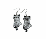Cats in Spooky Costume Earrings